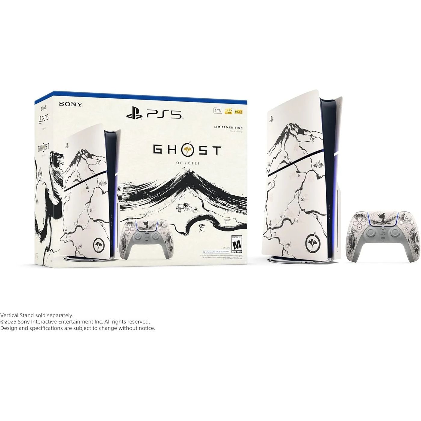 PlayStation 5 Slim Disk Ghost of Yotei Limited Edition